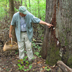Ed pointing out a Polypore